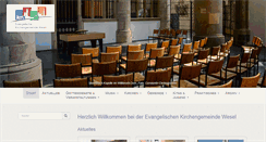 Desktop Screenshot of kirche-wesel.de