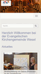 Mobile Screenshot of kirche-wesel.de